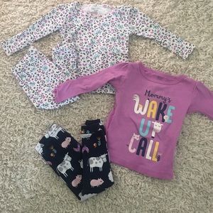 Carter’s 4-Piece Girl Pajamas
